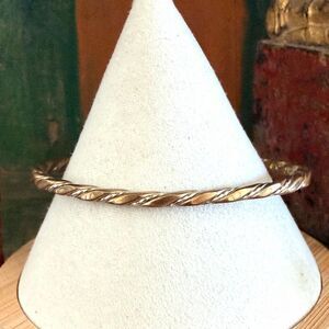 Sergio Lub Twisted Copper Cuff Bracelet